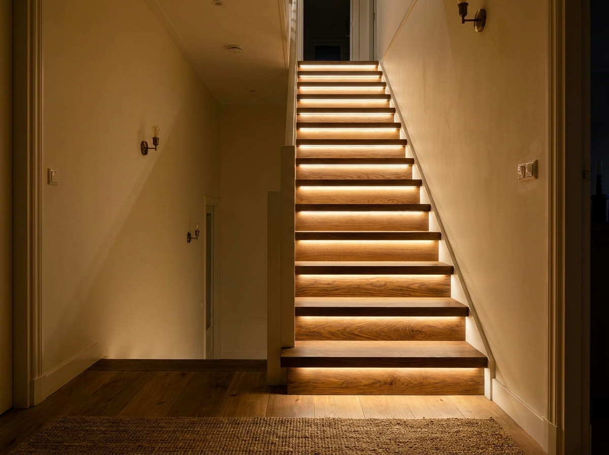 Traprenovatie houten (eiken) overzettreden — afbeelding 2